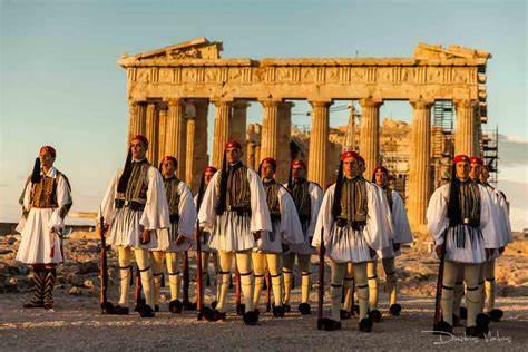 The Evzones at the Acropolis