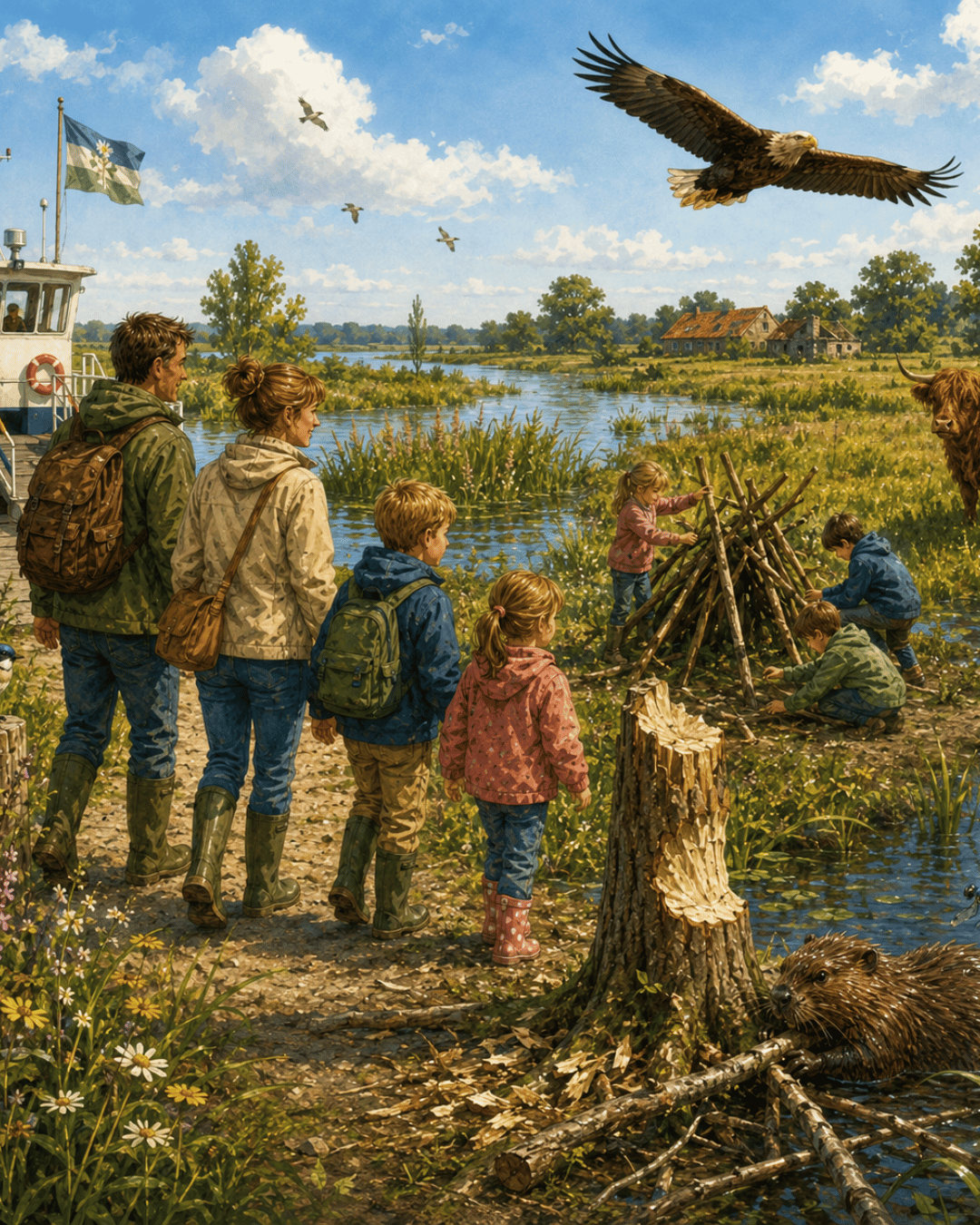 2. Hoeksche Waard - Bevers en modderglijbanen