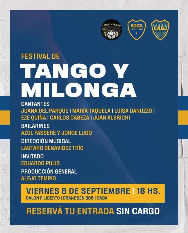 Tango y Milonga, un clásico de La Boca