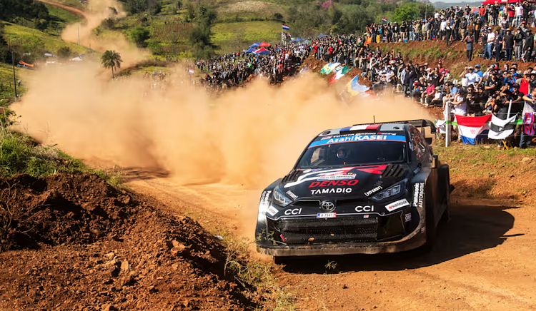 Takamoto lidera el Shakedown de Paraguay por delante del trío de Hyundai.