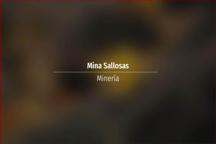 Mina Sallosas