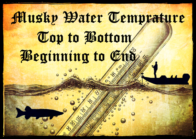 Musky Water Temperature: Top to Bottom and Beginning to End