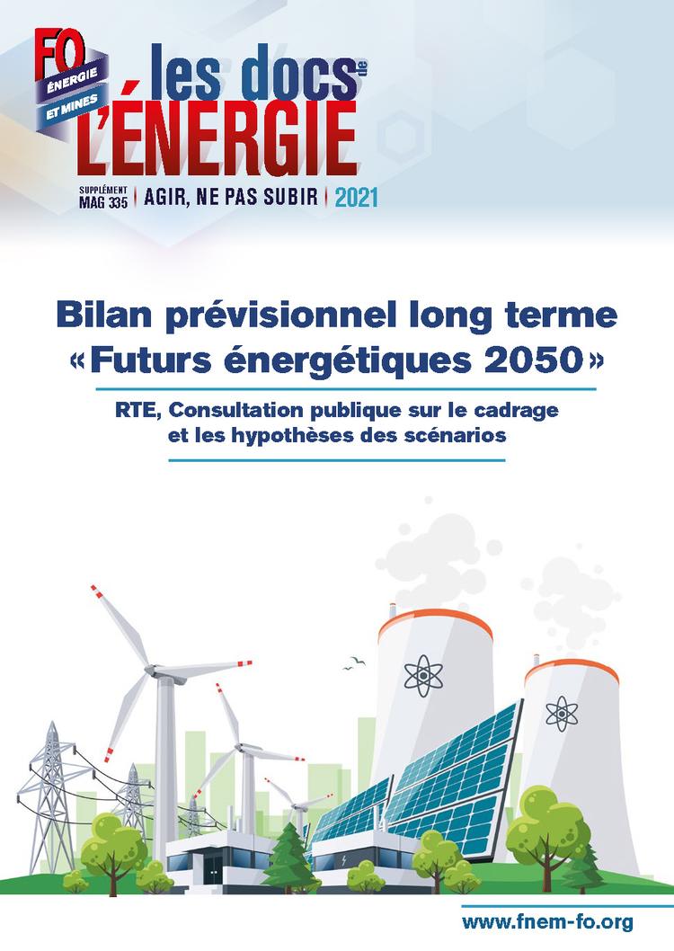 Le Mag de l’Énergie FO Énergie et Mines n° 335 – Printemps 2021 - Supplément - « Futurs énergétiques 2050 » : expression FO Énergie et Mines