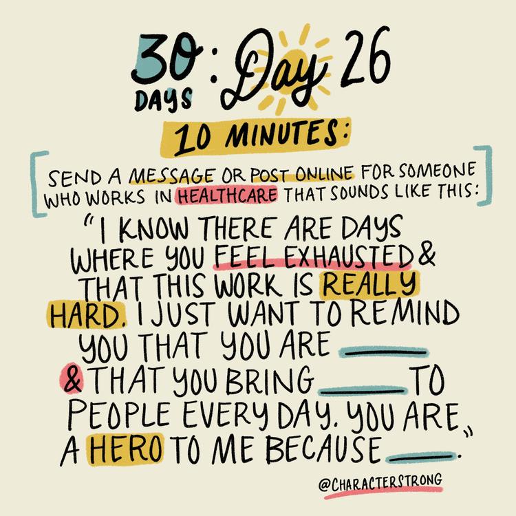 Day 26 Kindness Challenge