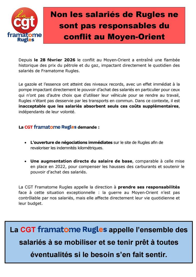Revalorisation du pouvoir d'achat 