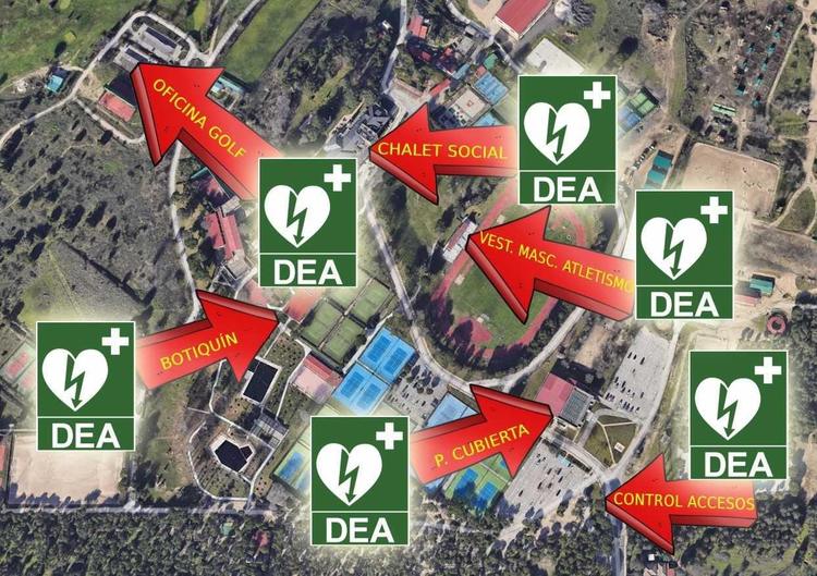 UBICACIÓN DESFIBRILADORES 