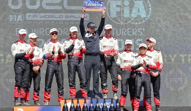 Toyota cierra el título con 11 victorias en 12 rallyes del WRC 2026