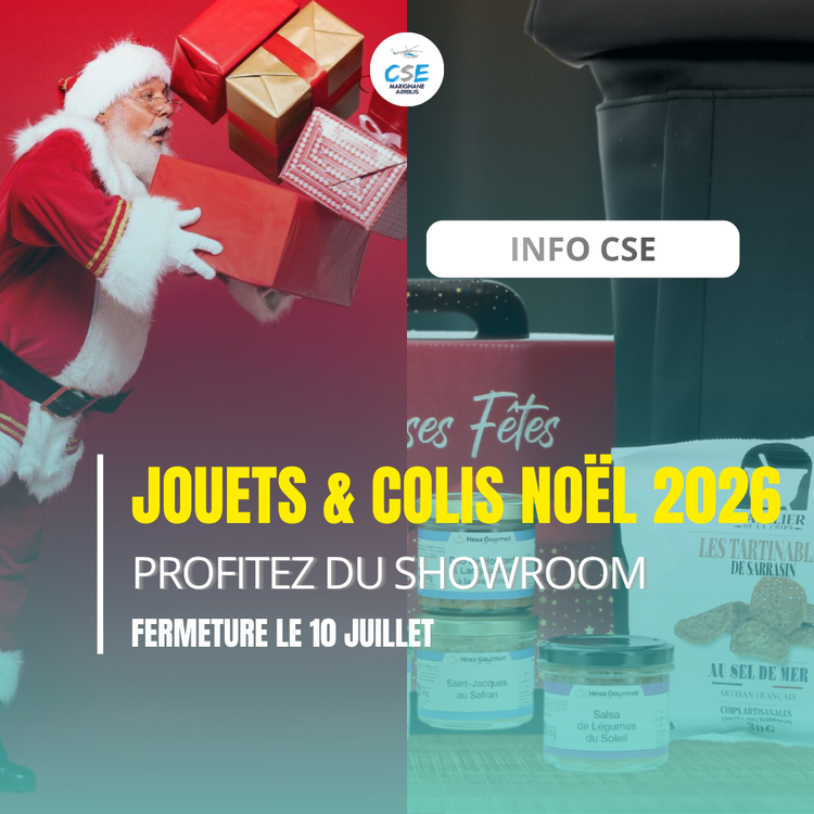 Showroom Jouets et colis de Noël 2026