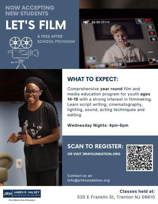 2024 Let’s Film program held every Wednesday from 4pm to 6pm