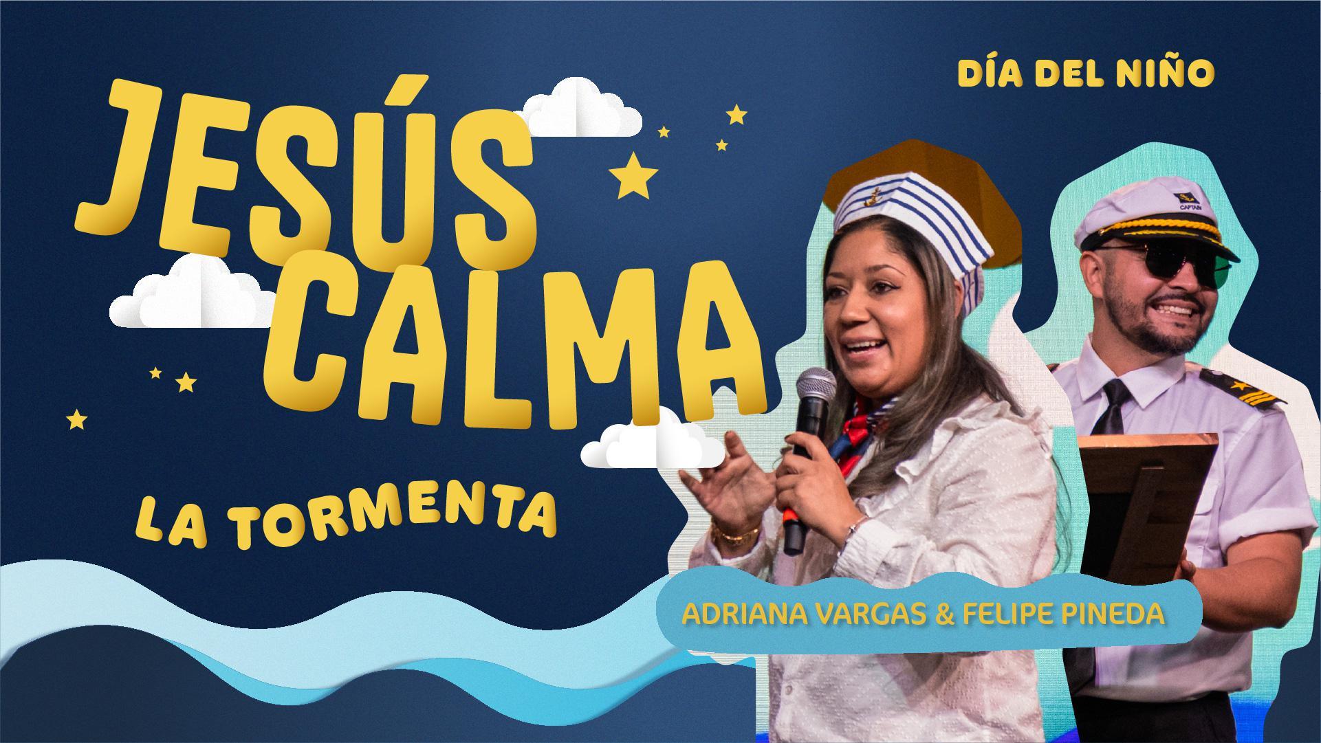 JESÚS CALMA LA TORMENTA
