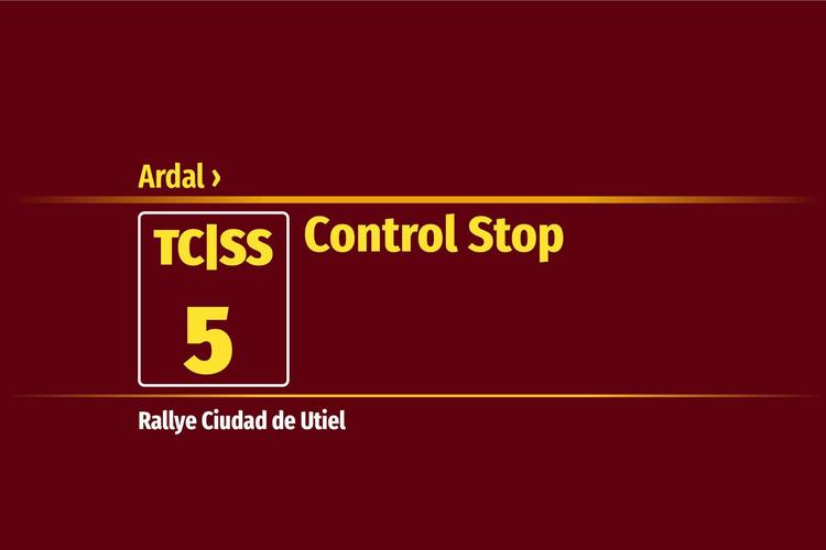Tramo 5 &nbsp;›&nbsp; Ardal | Control Stop
