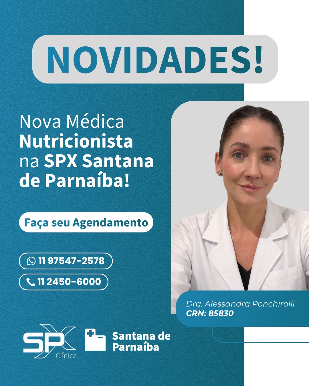 📢 Novidade Pra VOCÊ: Agora Temos Nutricionista na SPX Santana de Parnaíba! 🥗✨