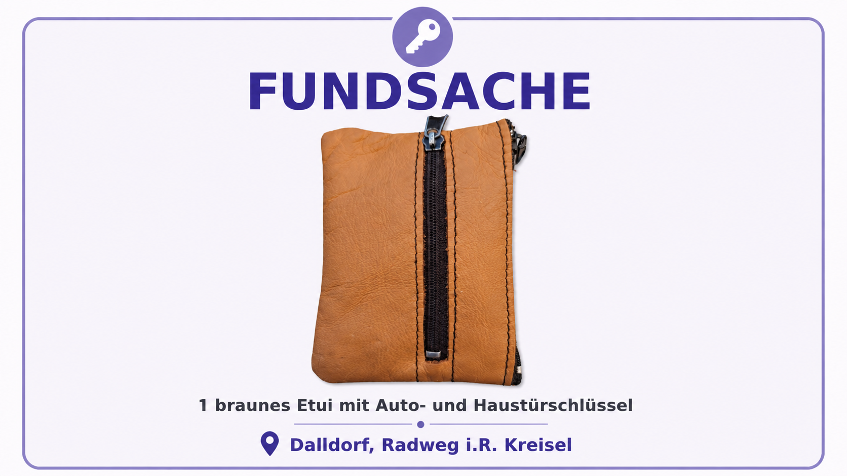 Fundsache Dalldorf: Braunes Etui