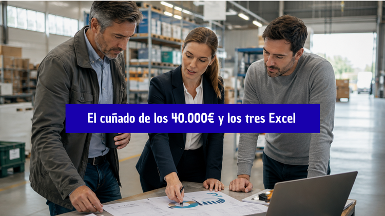 El cuñado de los 40.000 euros y los tres Excels
