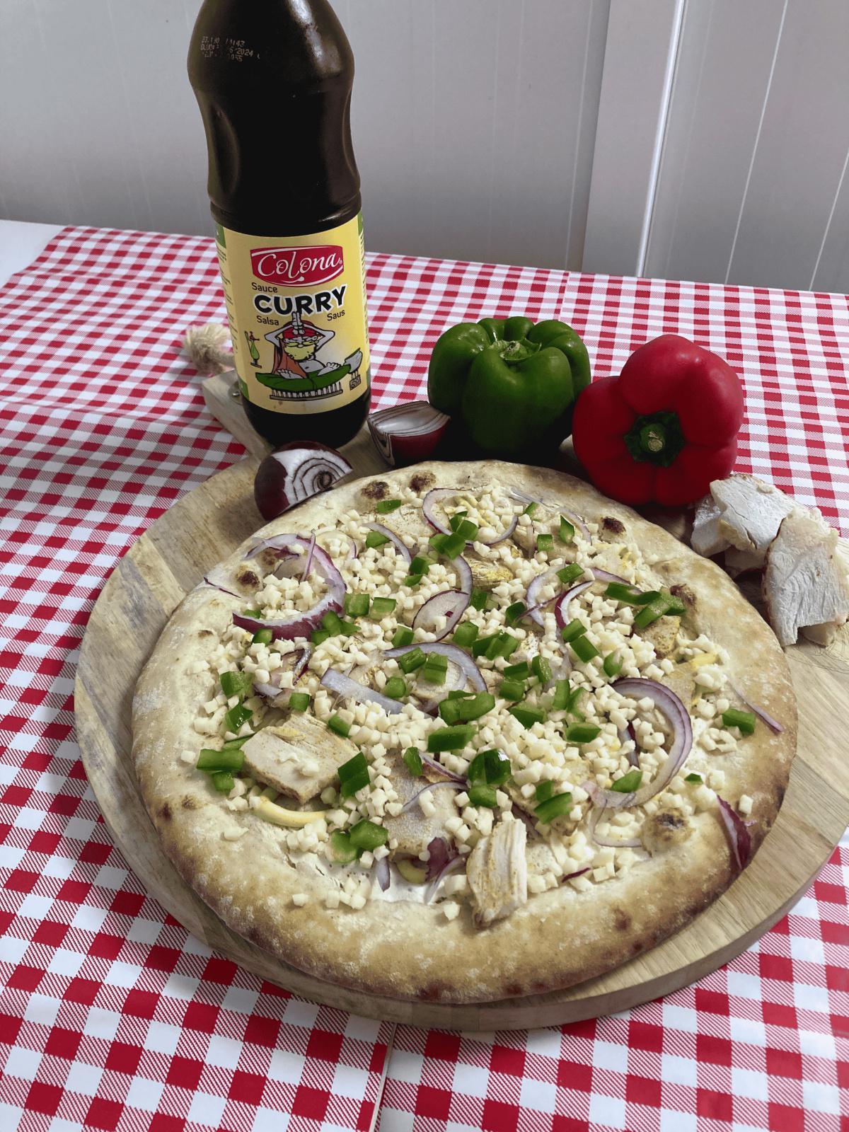  Poulet Curry, la pizza du moment