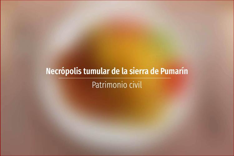 Necrópolis tumular de la sierra de Pumarín