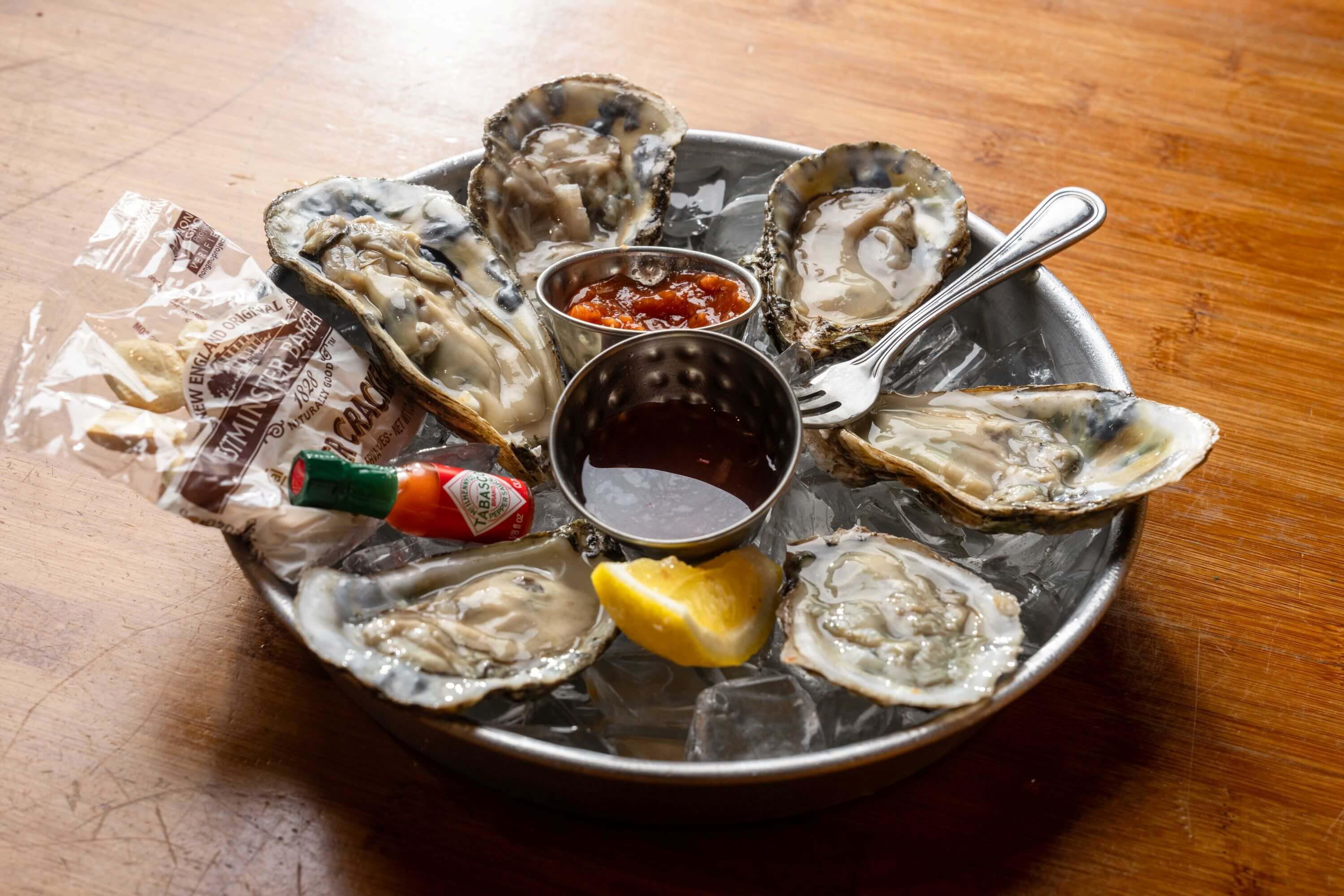 Oysters On The Half Shell