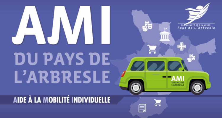 Aide à la mobilité : transport à la demande (AMI)