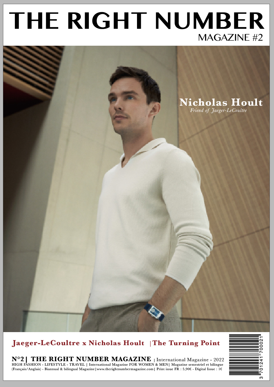 The Right Number Magazine n°2 - JaegerLeCoultre & Nicolas Hoult 