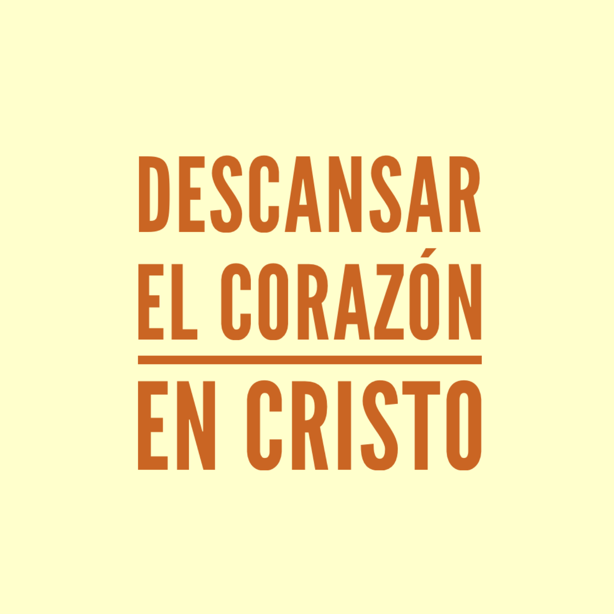 Hoy el reto del amor es hacer un rato de oración y descansar el corazón en Cristo