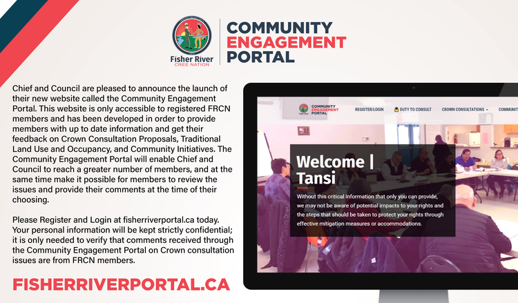 Community Engagement Portal Launched! - fisherriverportal.ca