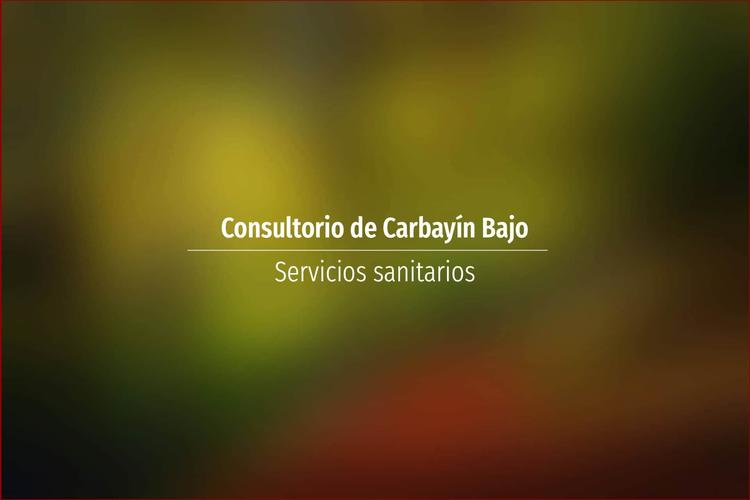 Consultorio de Carbayín Bajo