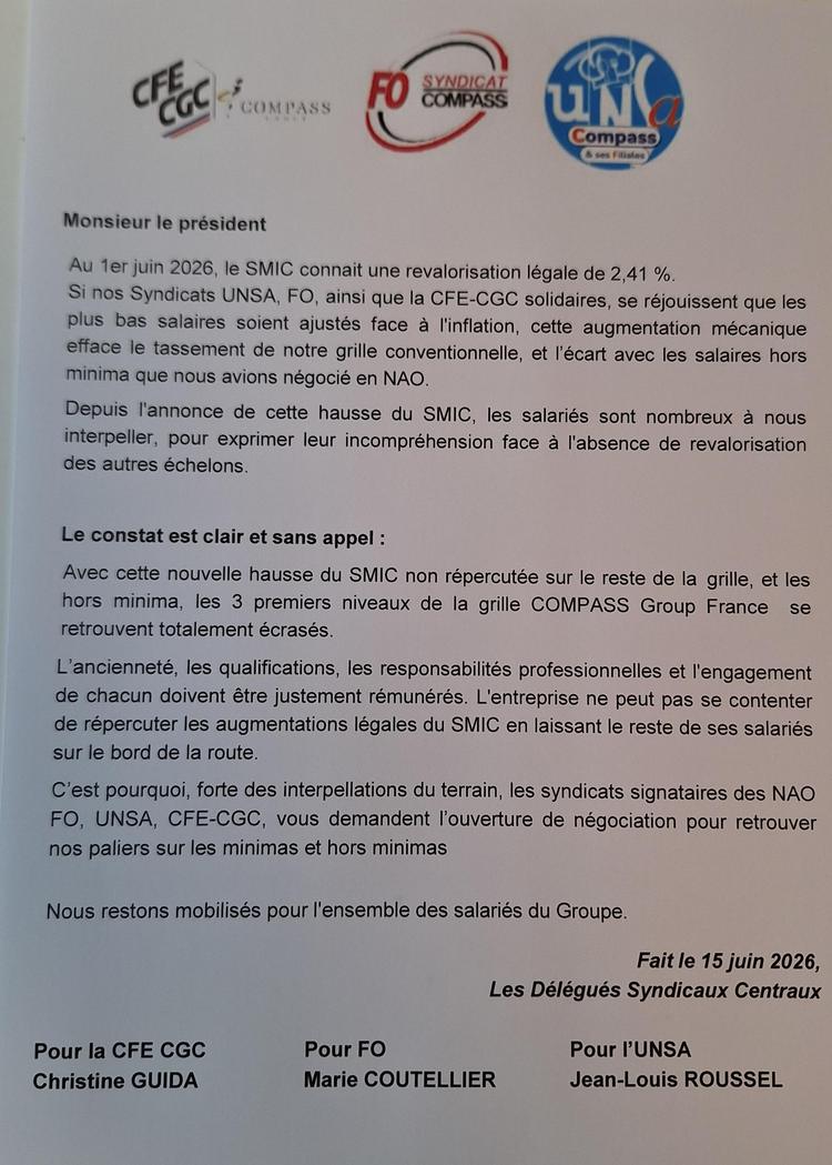 le SMIC augmente et les autres salaires?