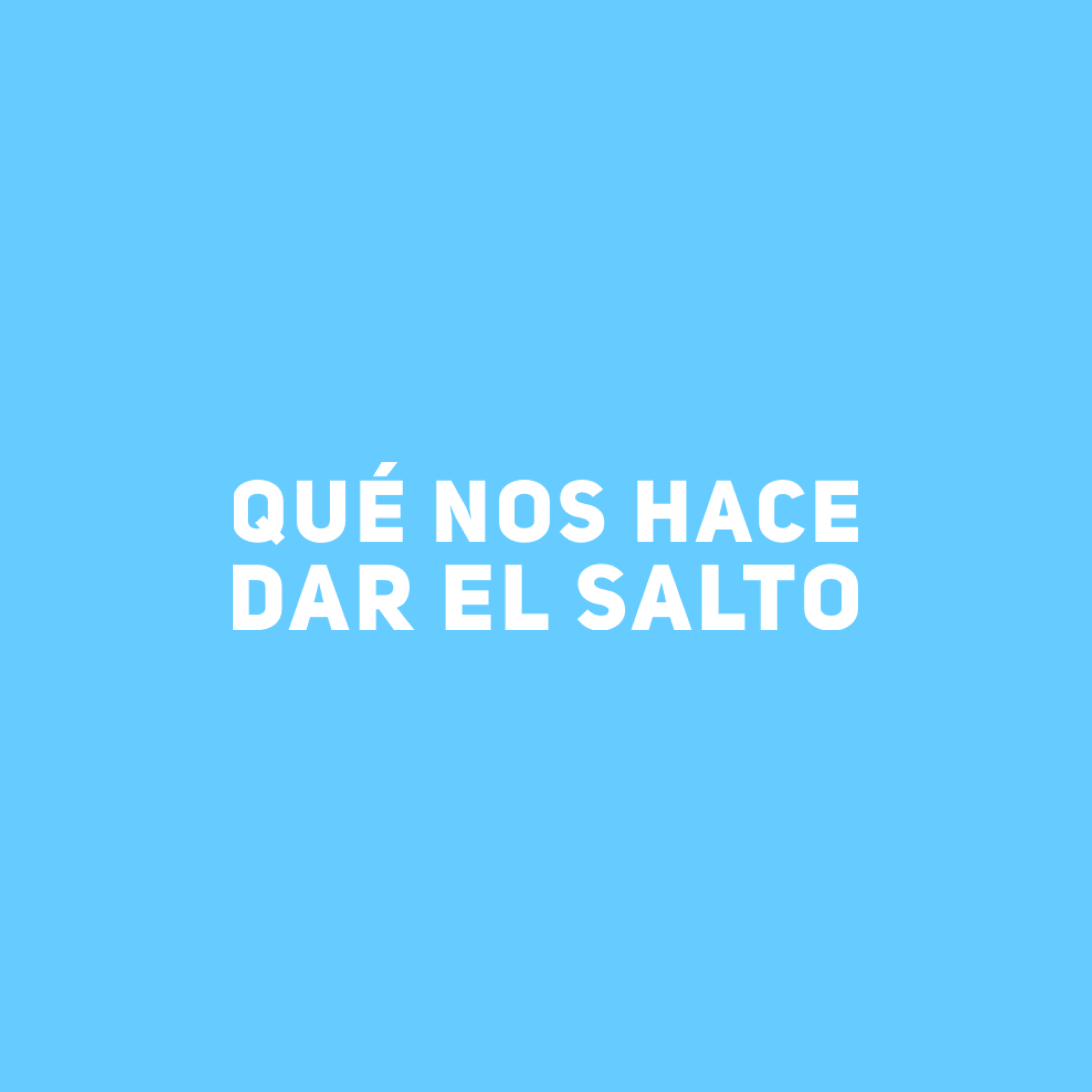 Hoy el reto del amor es replantearme mis responsabilidades