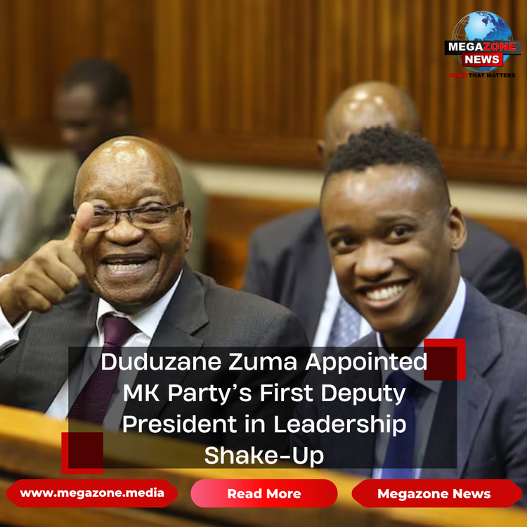 Duduzane Zuma Appointed MK Party’s First Deputy President in Leadership Shake-Up