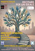"Recitare per un ideale" spettacolo conclusivo del progetto (inizio ore 18.30)