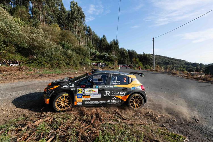 José Manuel Lamela, segundo en el estreno de su nuevo Citroën C3 Rally2