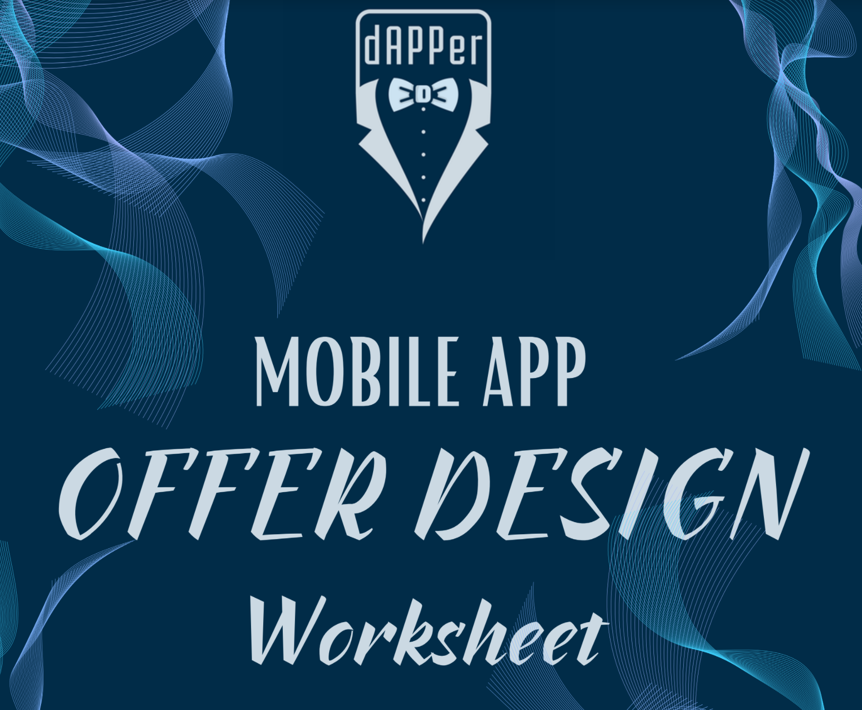 Mobile App Offer Design Worksheet