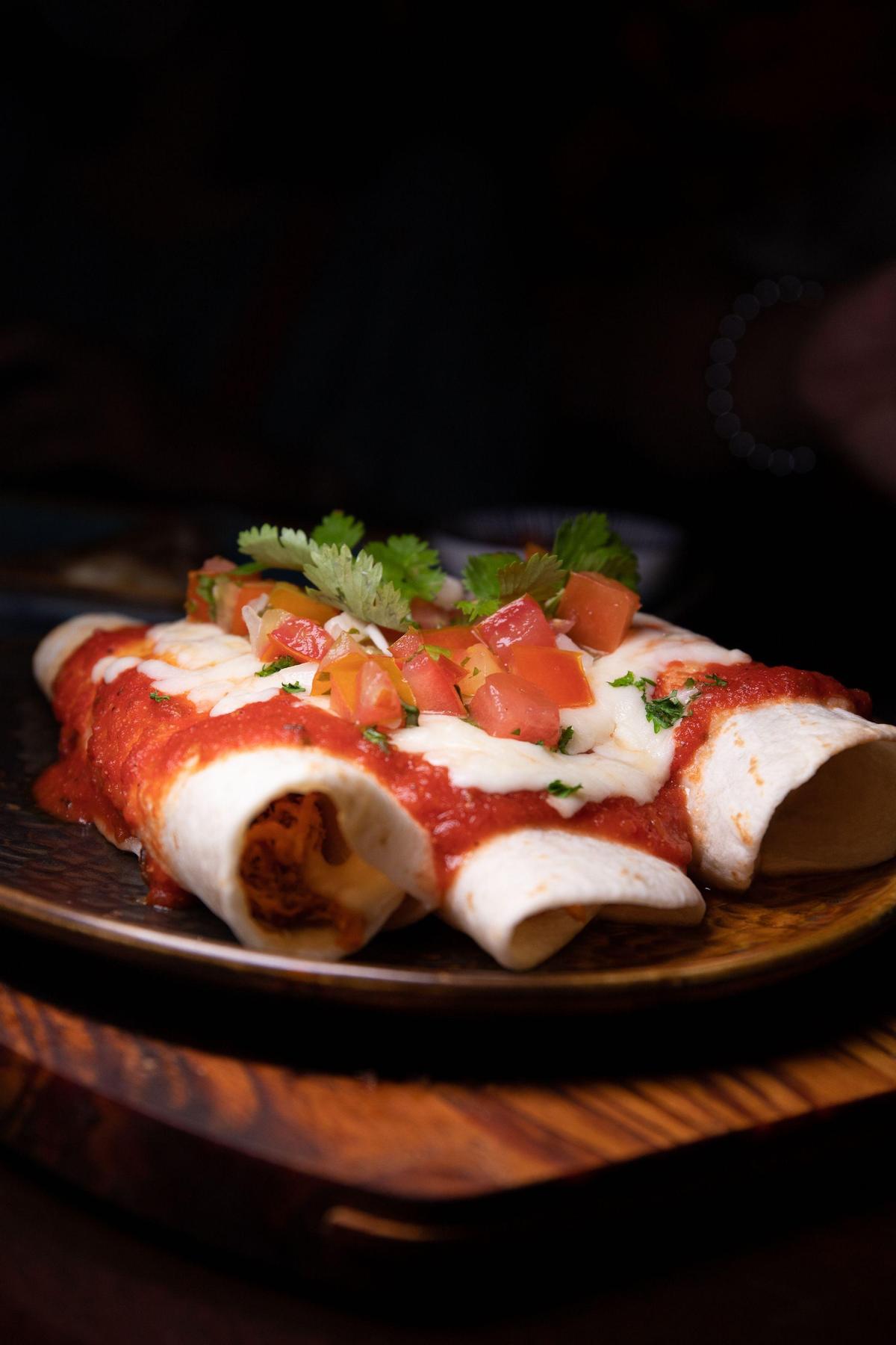 Grandma's Green Chile Chicken Enchiladas