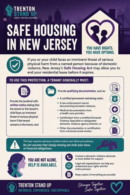 SAFE HOUSING IN NEW JERSEY