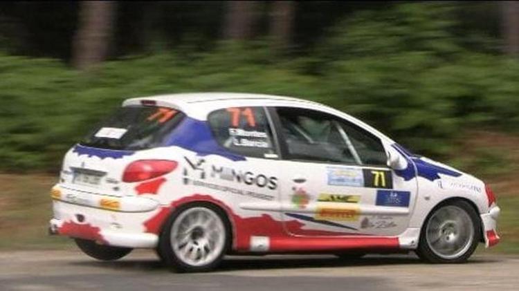 Paco Montes y Collado cambian al Peugeot 206 para el Rallye Sur do Condado