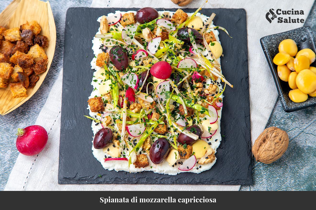  Spianata di mozzarella capricciosa...