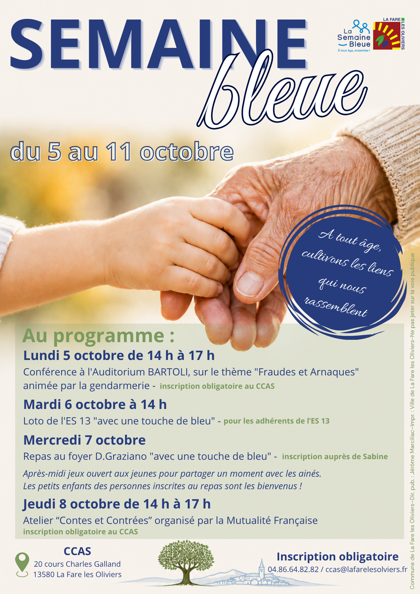 Semaine Bleue : à tout âge, cultivons les liens qui nous rassemblent !