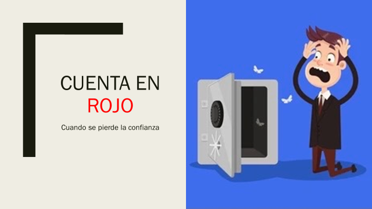 Cuenta en rojo