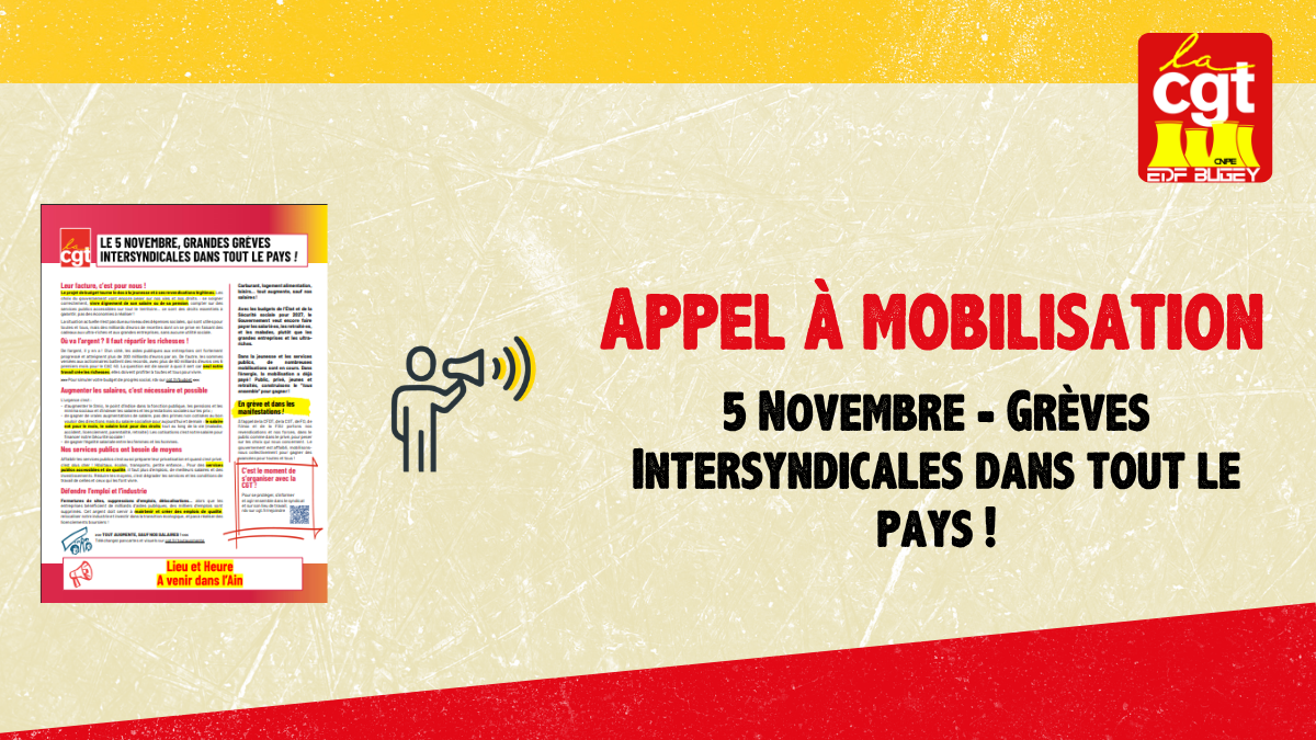 Grève Intersyndicale du 5 Novembre