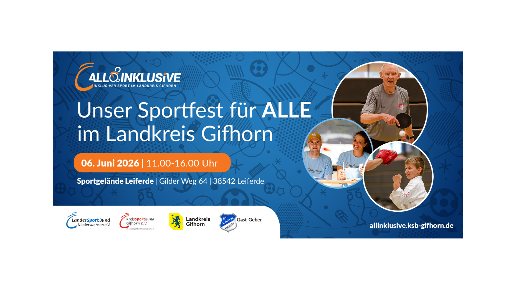 All Inklusive - Unser Sportfest für ALLE  am 06.06.26 #800 Jahre Leiferde