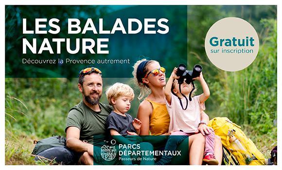 Explorez les espaces naturels du Département 13 aux côtés de guides spécialistes du 18 avril au 30 mai !