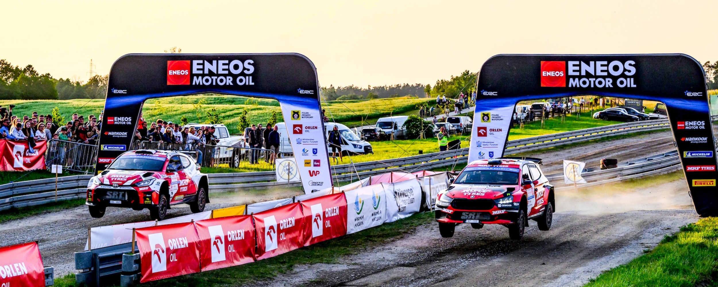 Team MRF Tyres logra su tercer título de equipos en el ERC 2025