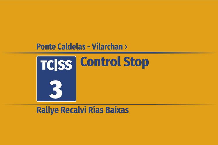 Tramo 3 &nbsp;›&nbsp; Ponte Caldelas - Vilarchan | Control Stop