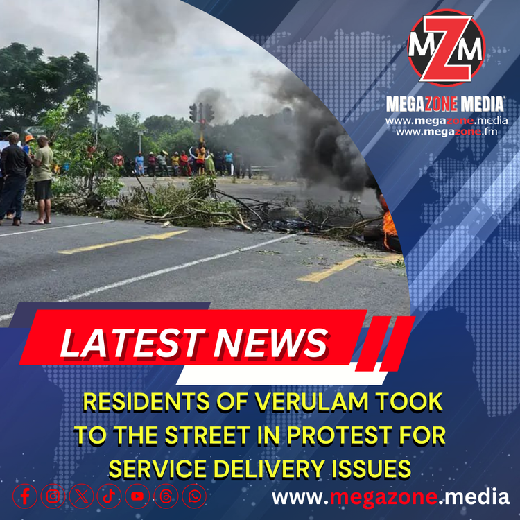 The residents of Verulam took to the street in protest for service delivery 