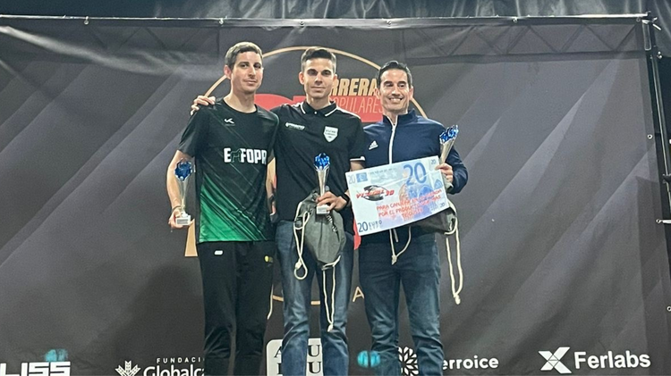 Alberto Alameda, primero en el Cross Antonio Amorós de Caudete