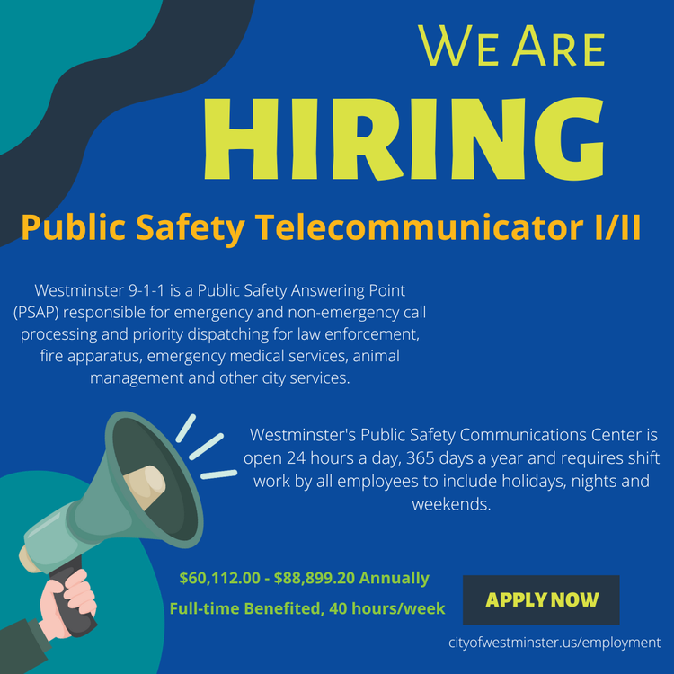 Public Safety Telecommunicator - 911 dispatcher
