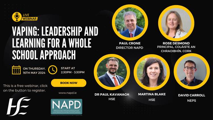 Listen Back: Vaping Webinar: Leadership and Learning for a whole school approach