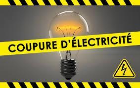 INFOS COUPURE DE COURANT