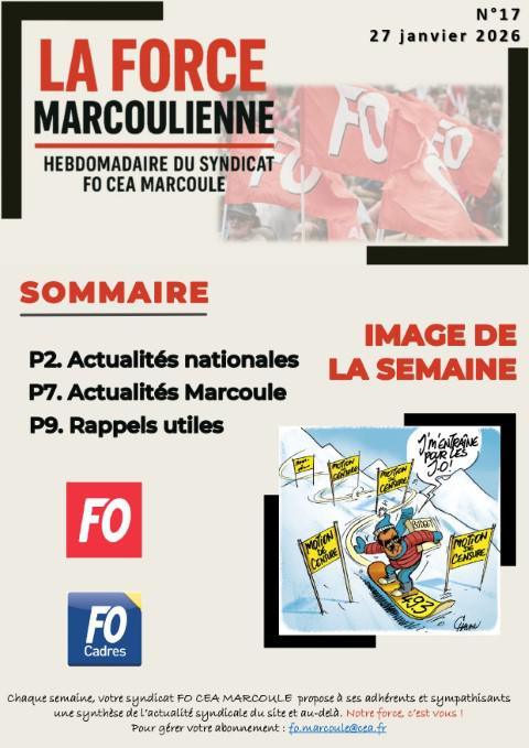 La FOrce Marcoulienne : hebdo FO n°17
