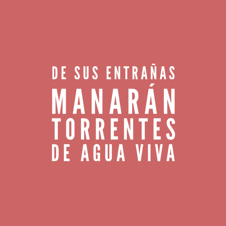 Hoy el reto del amor es ser un caudal abierto para los demás